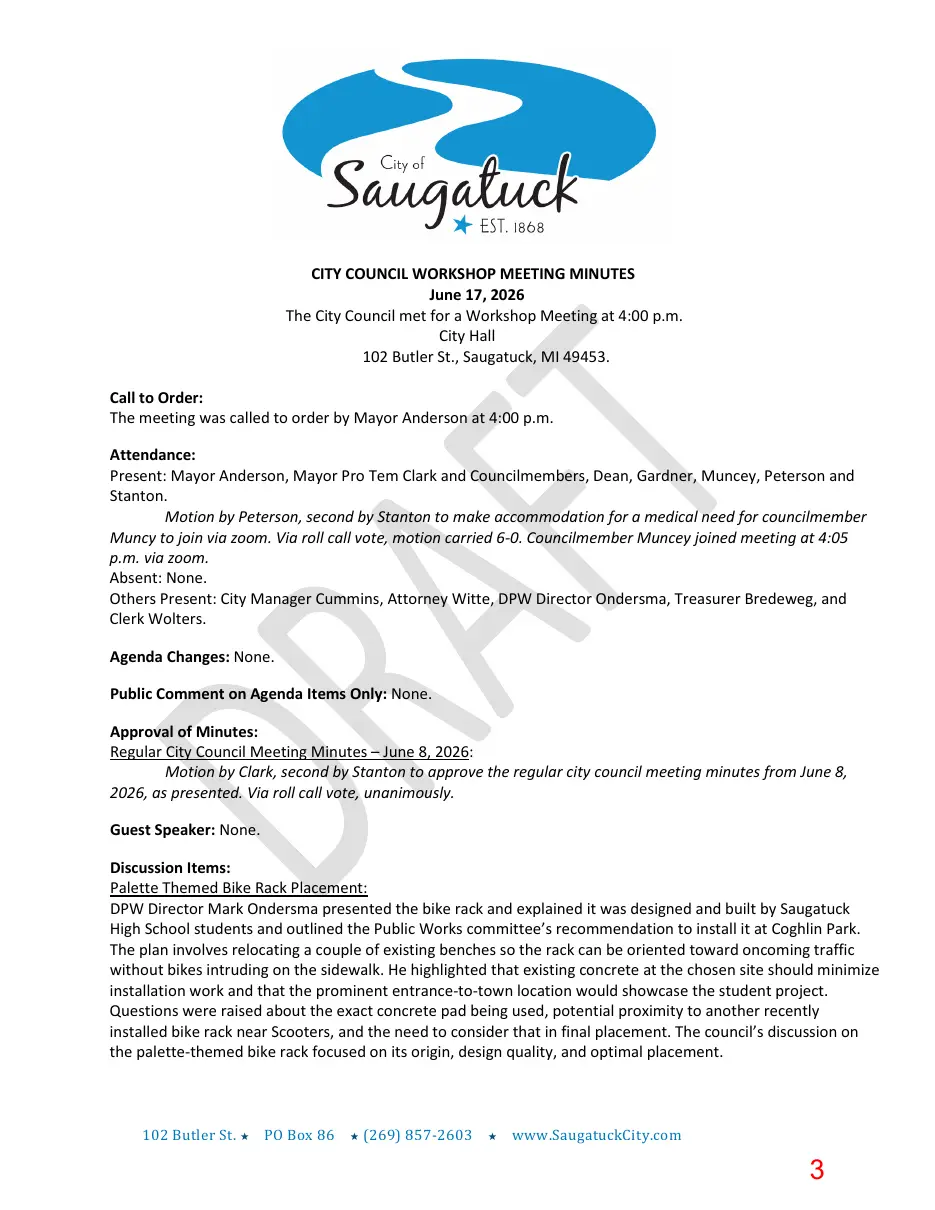 Page 3 of the packet; its text follows