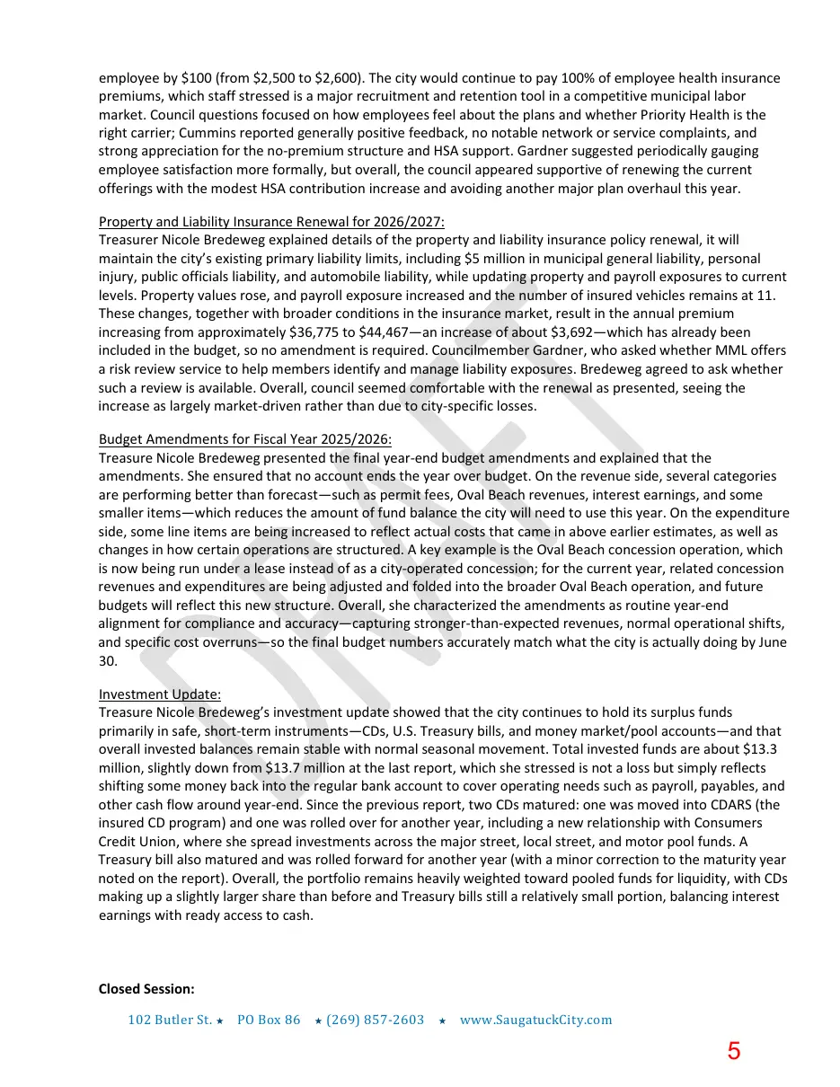 Page 5 of the packet; its text follows