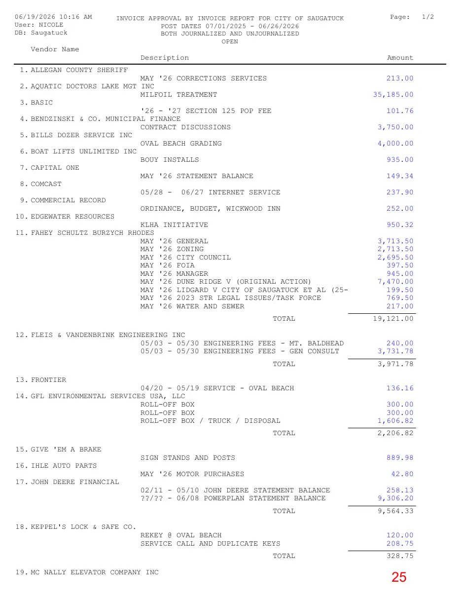 Page 25 of the packet; its text follows