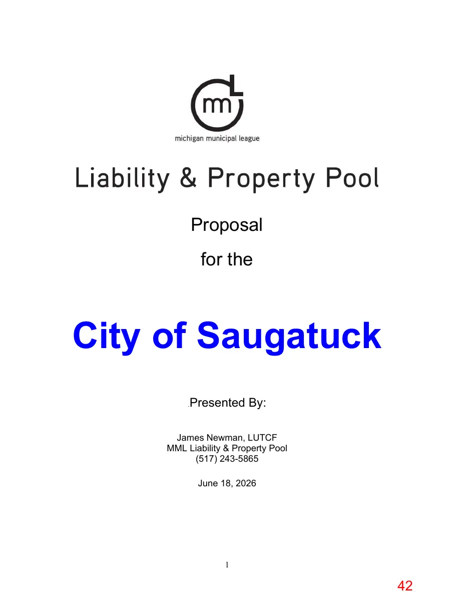 Page 42 of the packet; its text follows