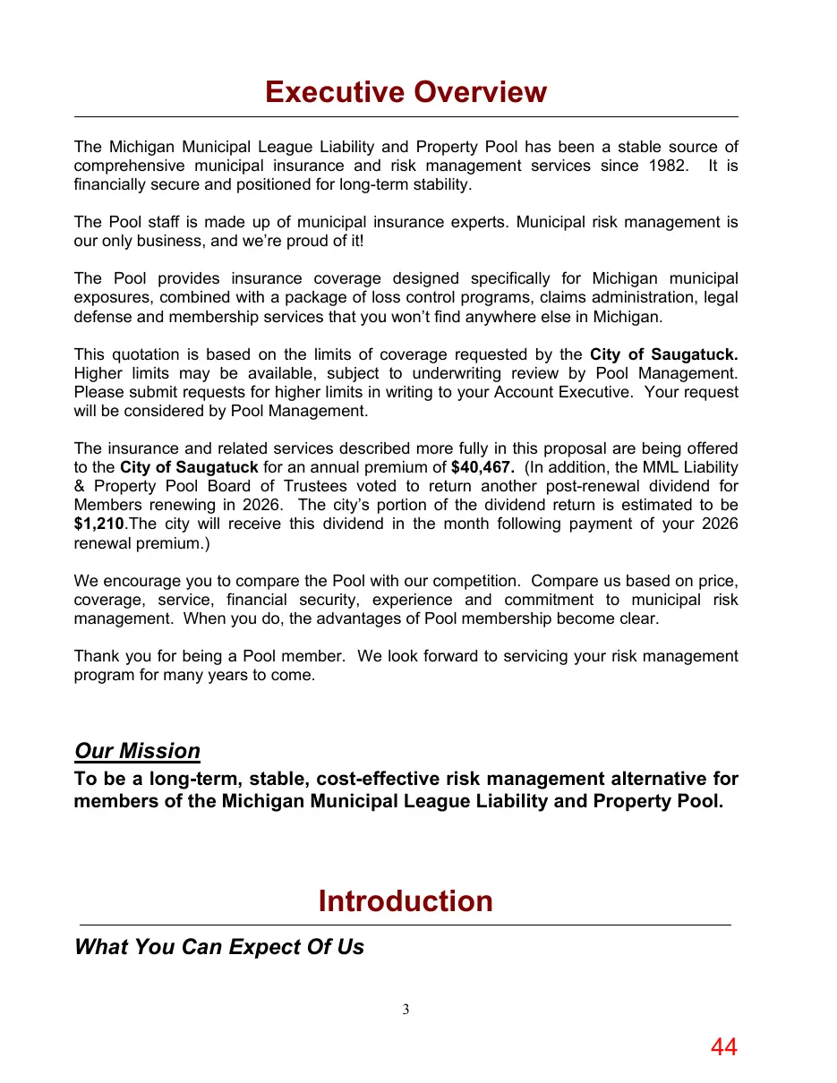 Page 44 of the packet; its text follows