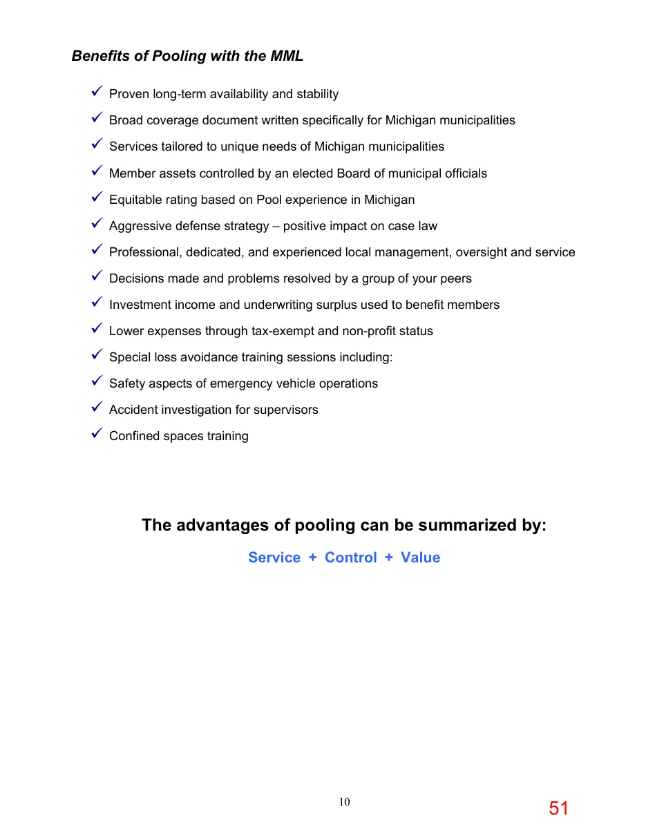 Page 51 of the packet; its text follows