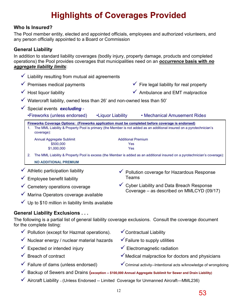 Page 53 of the packet; its text follows
