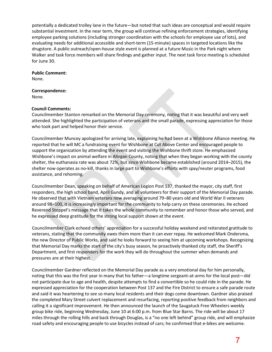 Page 7 of the packet; its text follows