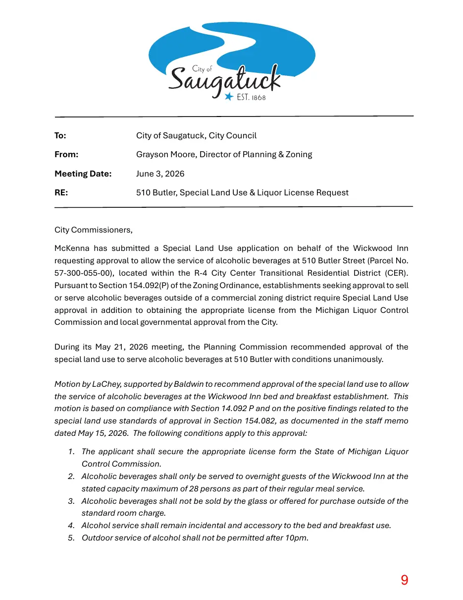 Page 9 of the packet; its text follows
