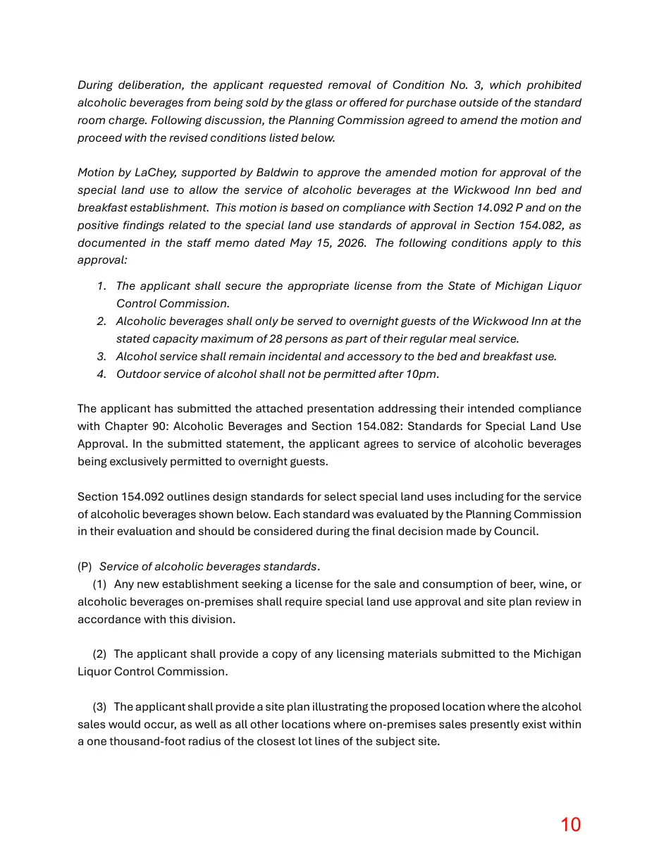 Page 10 of the packet; its text follows