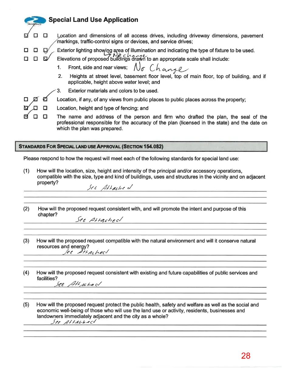 Page 28 of the packet, a scanned page