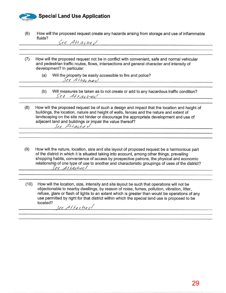 Page 29 of the packet, a scanned page