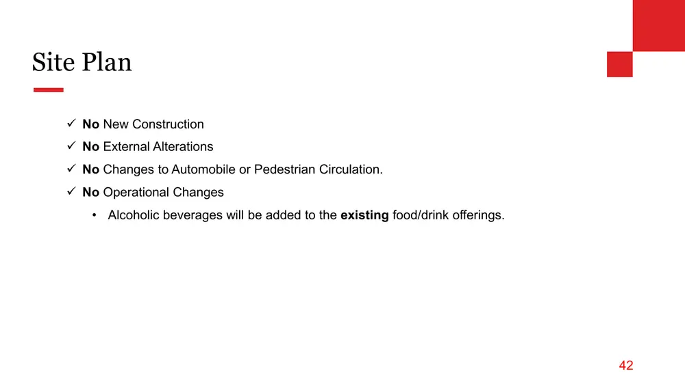 Page 42 of the packet; its text follows