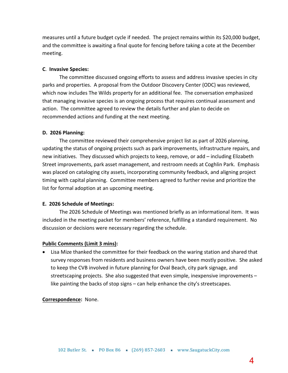 Page 4 of the packet; its text follows