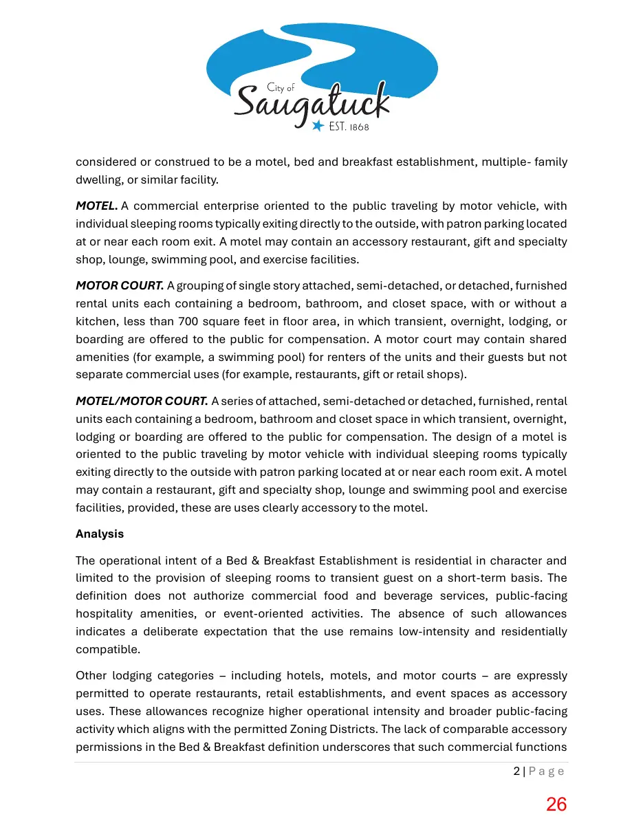 Page 26 of the packet; its text follows