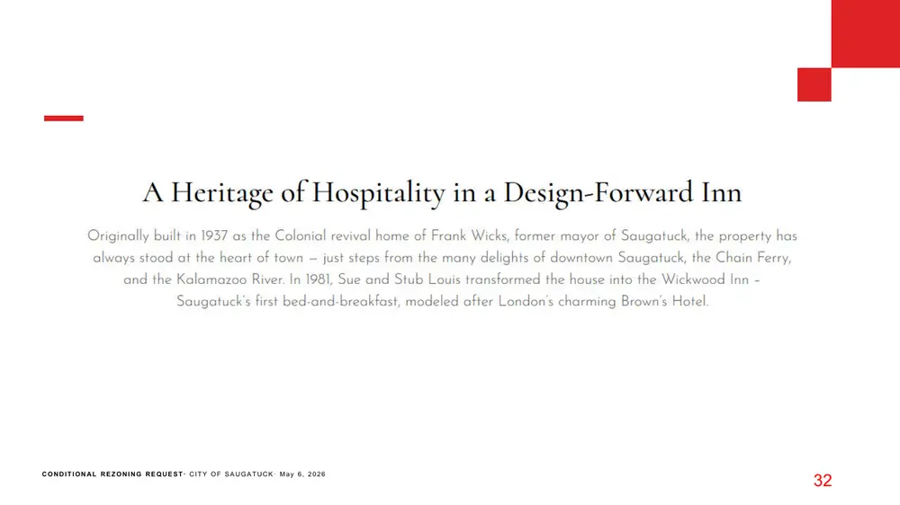 Page 32 of the packet; its text follows