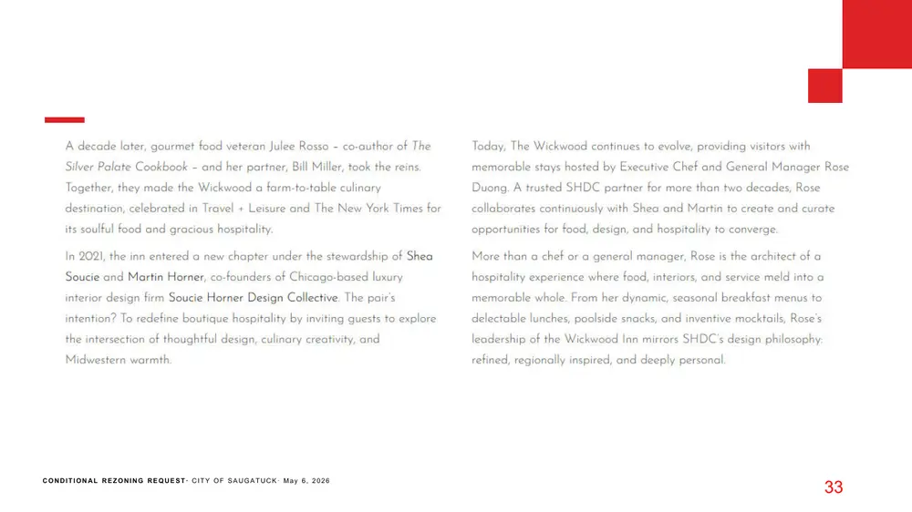 Page 33 of the packet; its text follows