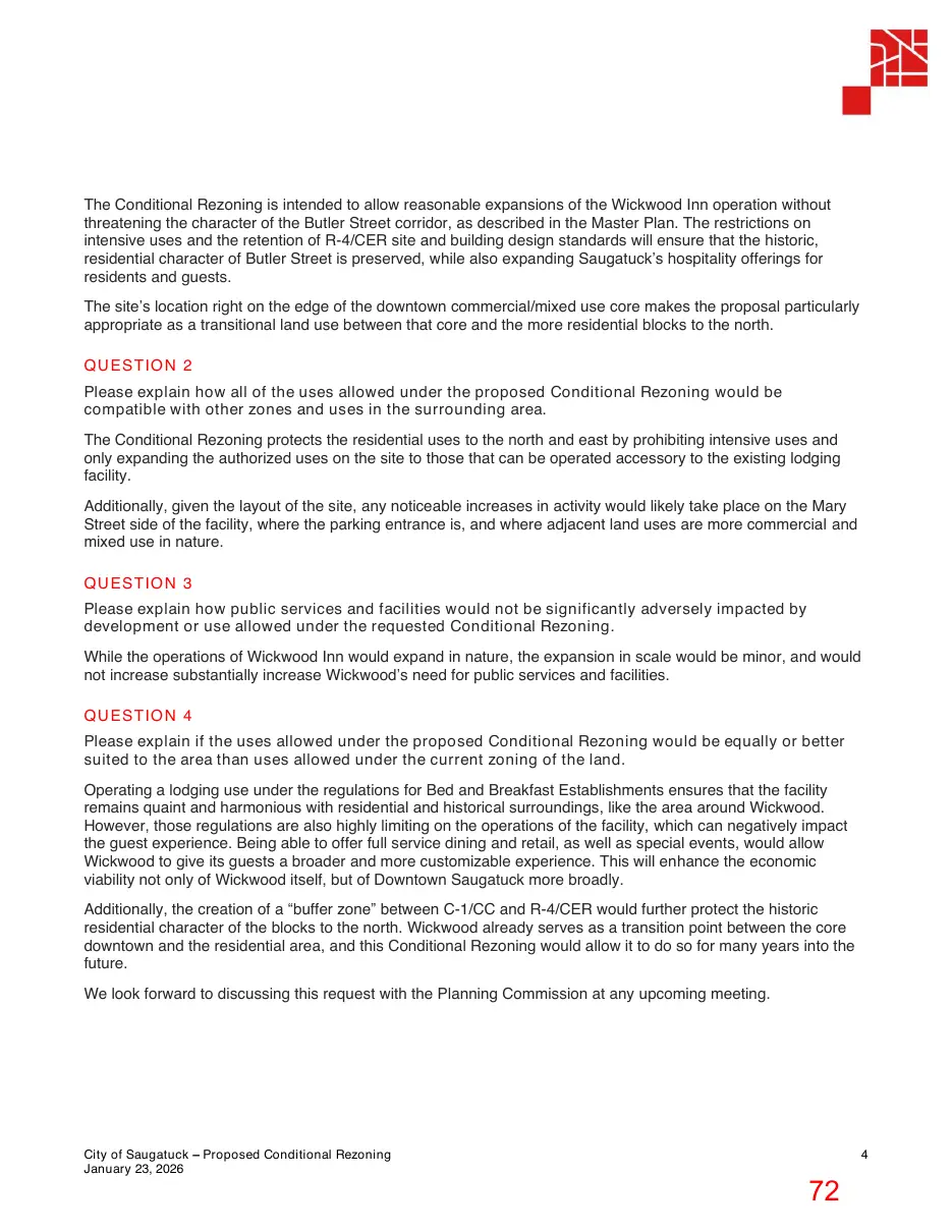 Page 72 of the packet; its text follows