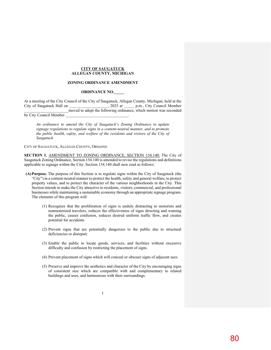 Page 80 of the packet; its text follows