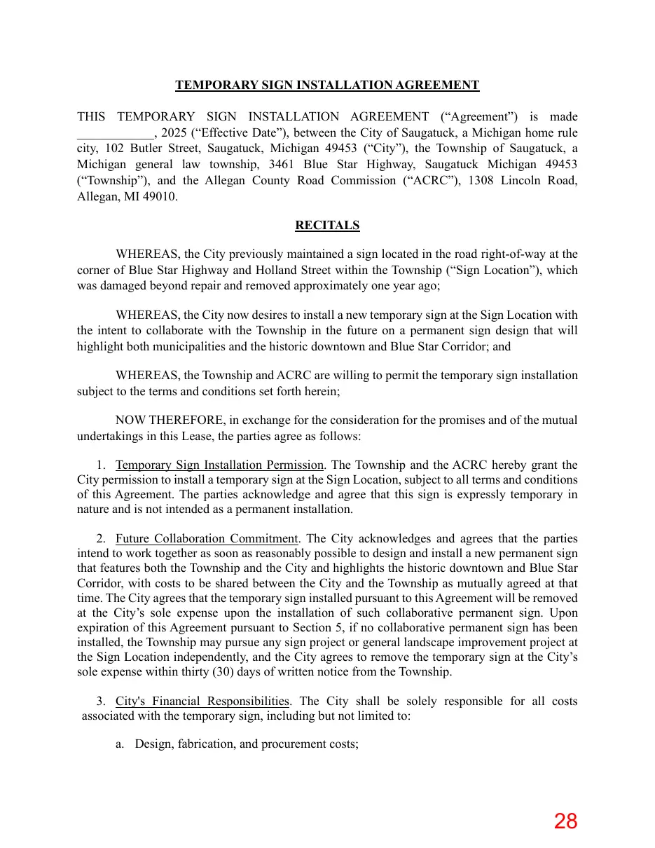 Page 28 of the packet; its text follows