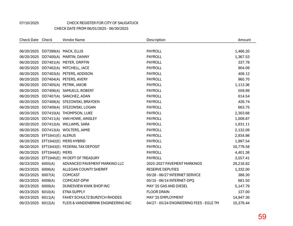 Page 59 of the packet; its text follows