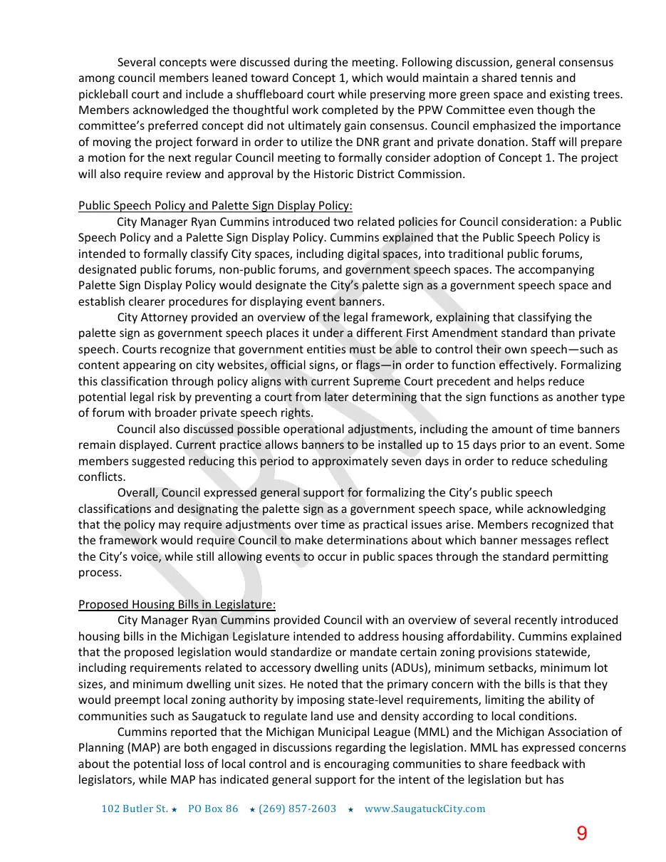 Page 9 of the packet; its text follows