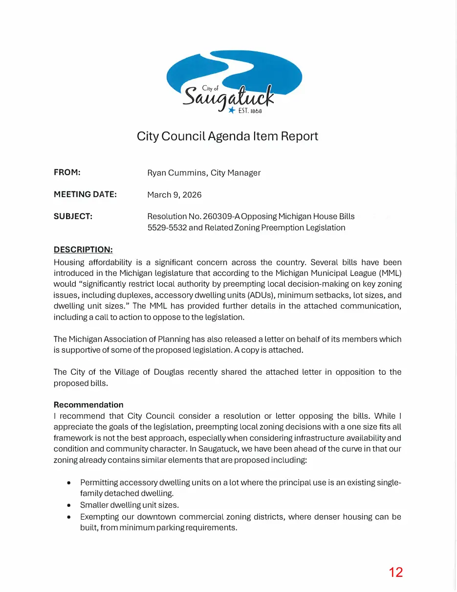 Page 12 of the packet; its text follows