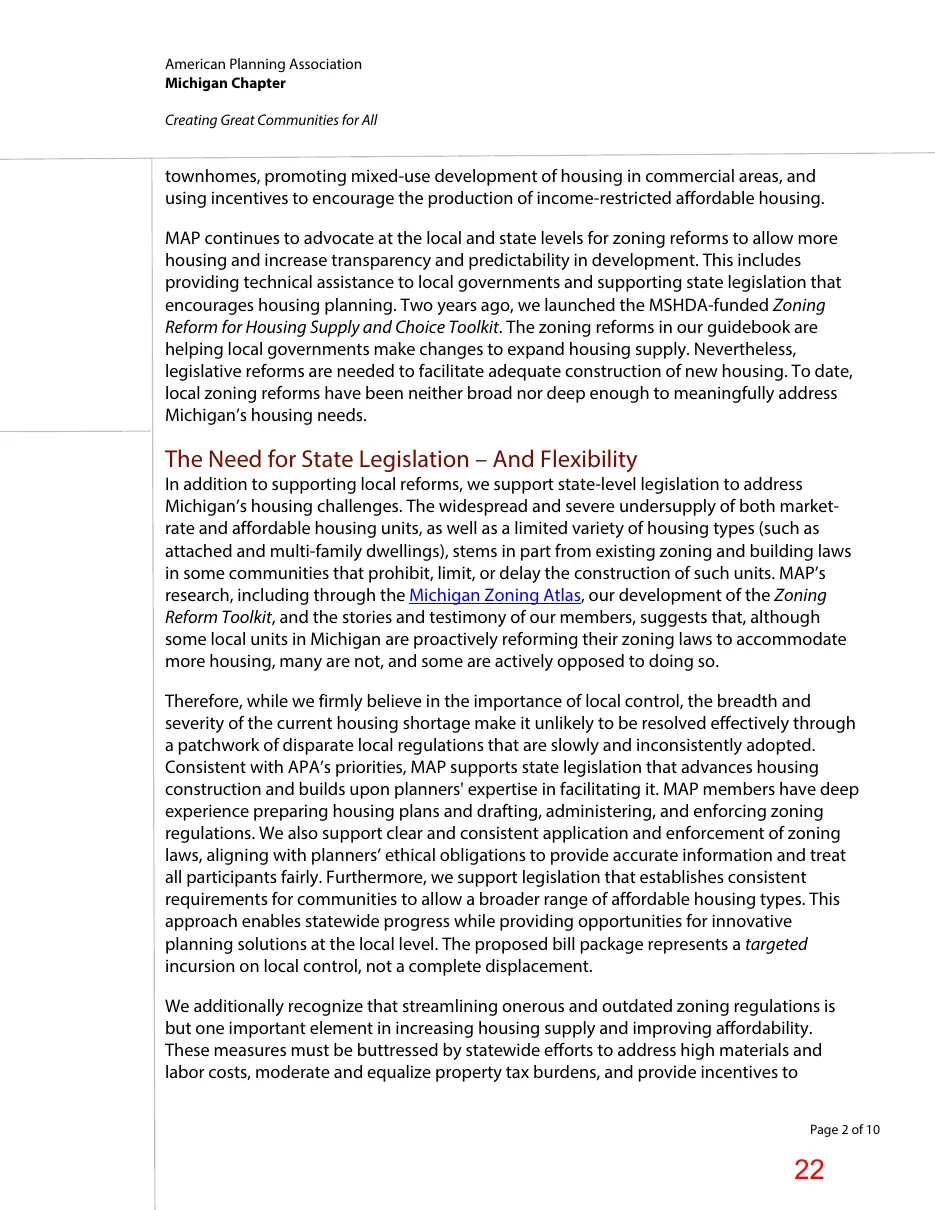 Page 22 of the packet; its text follows
