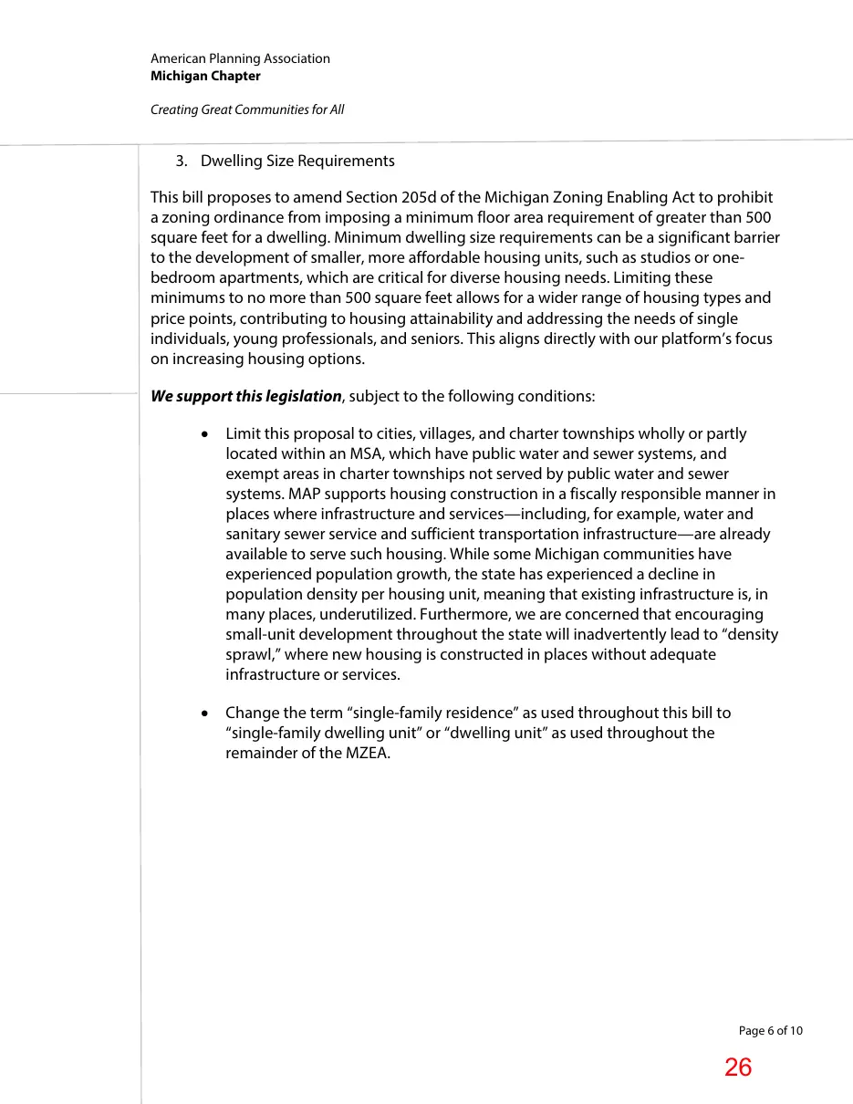 Page 26 of the packet; its text follows