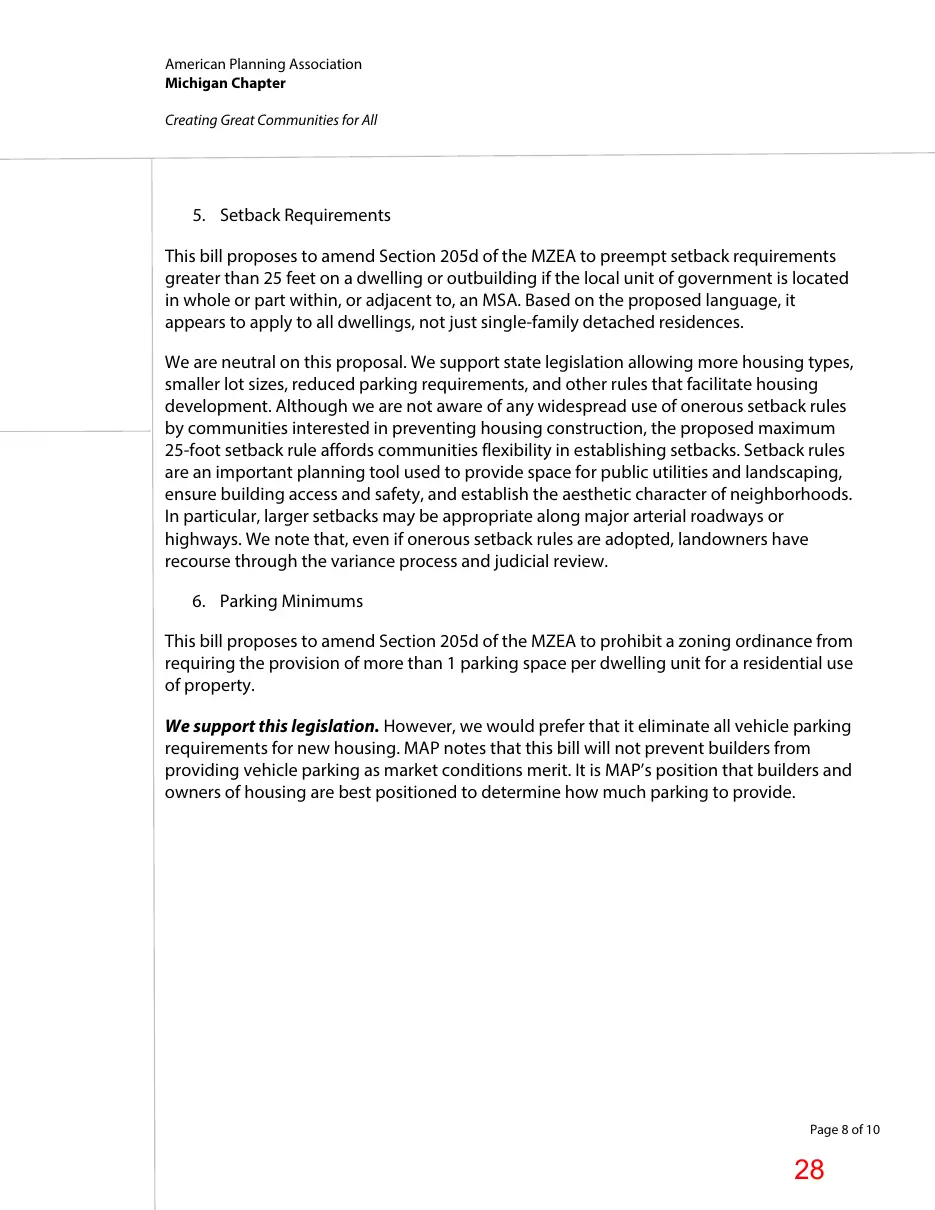 Page 28 of the packet; its text follows