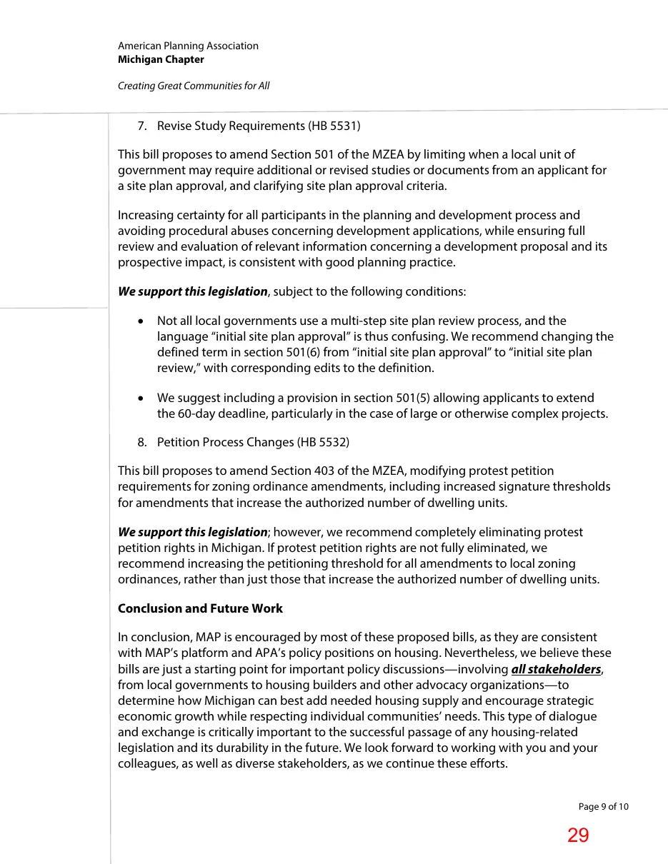 Page 29 of the packet; its text follows