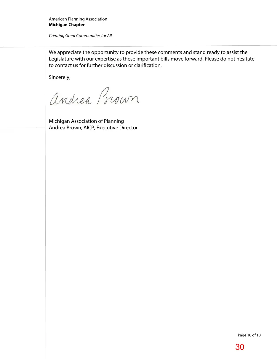 Page 30 of the packet; its text follows
