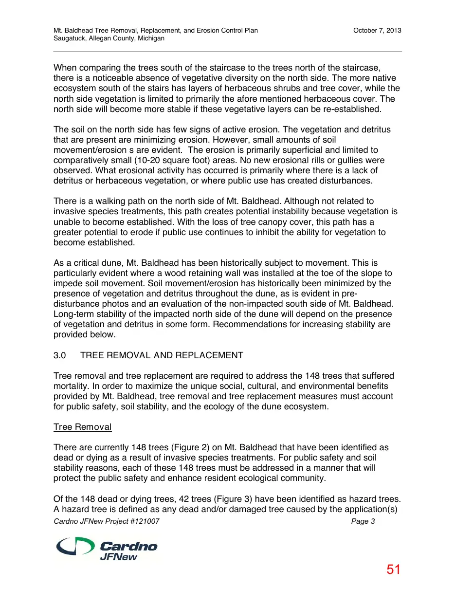 Page 51 of the packet; its text follows