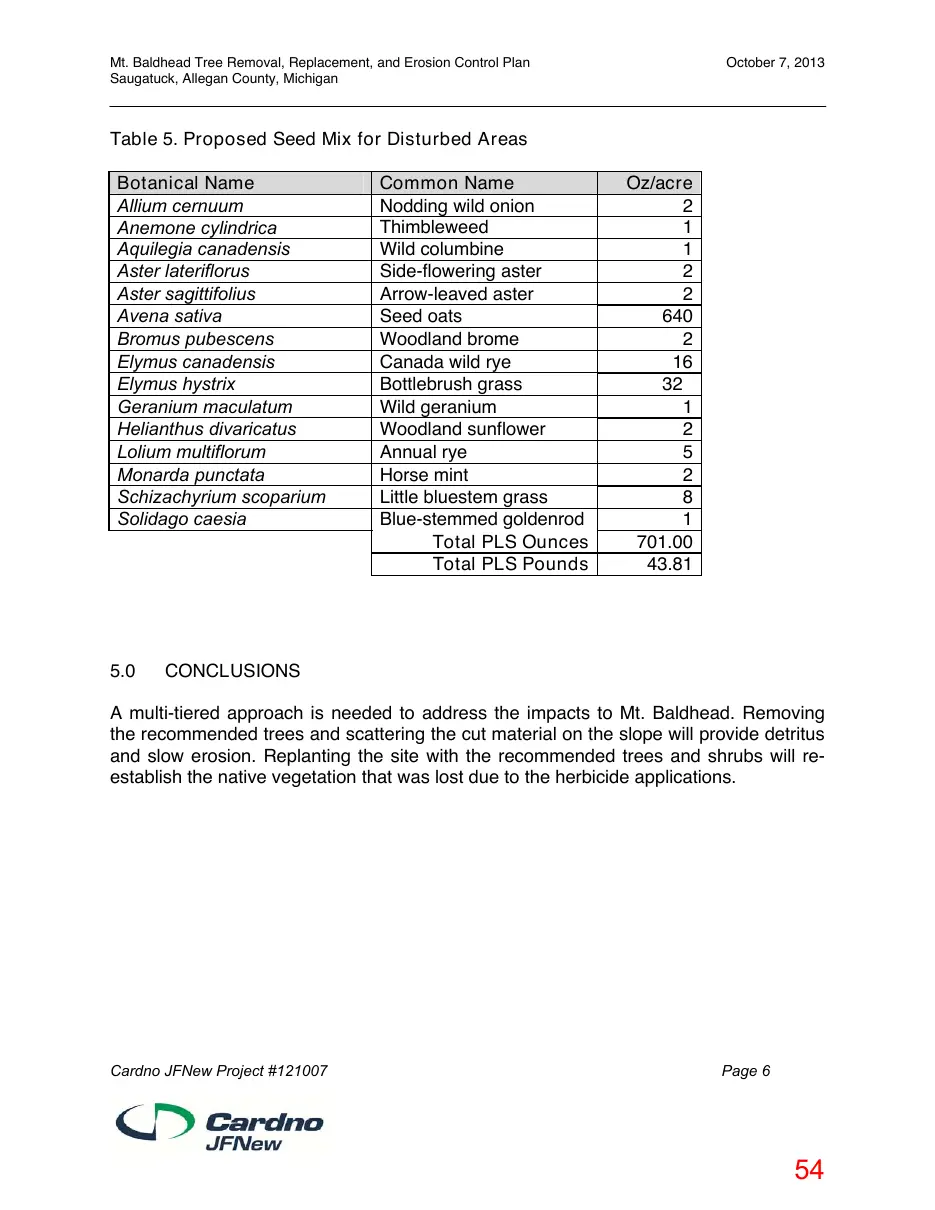 Page 54 of the packet; its text follows