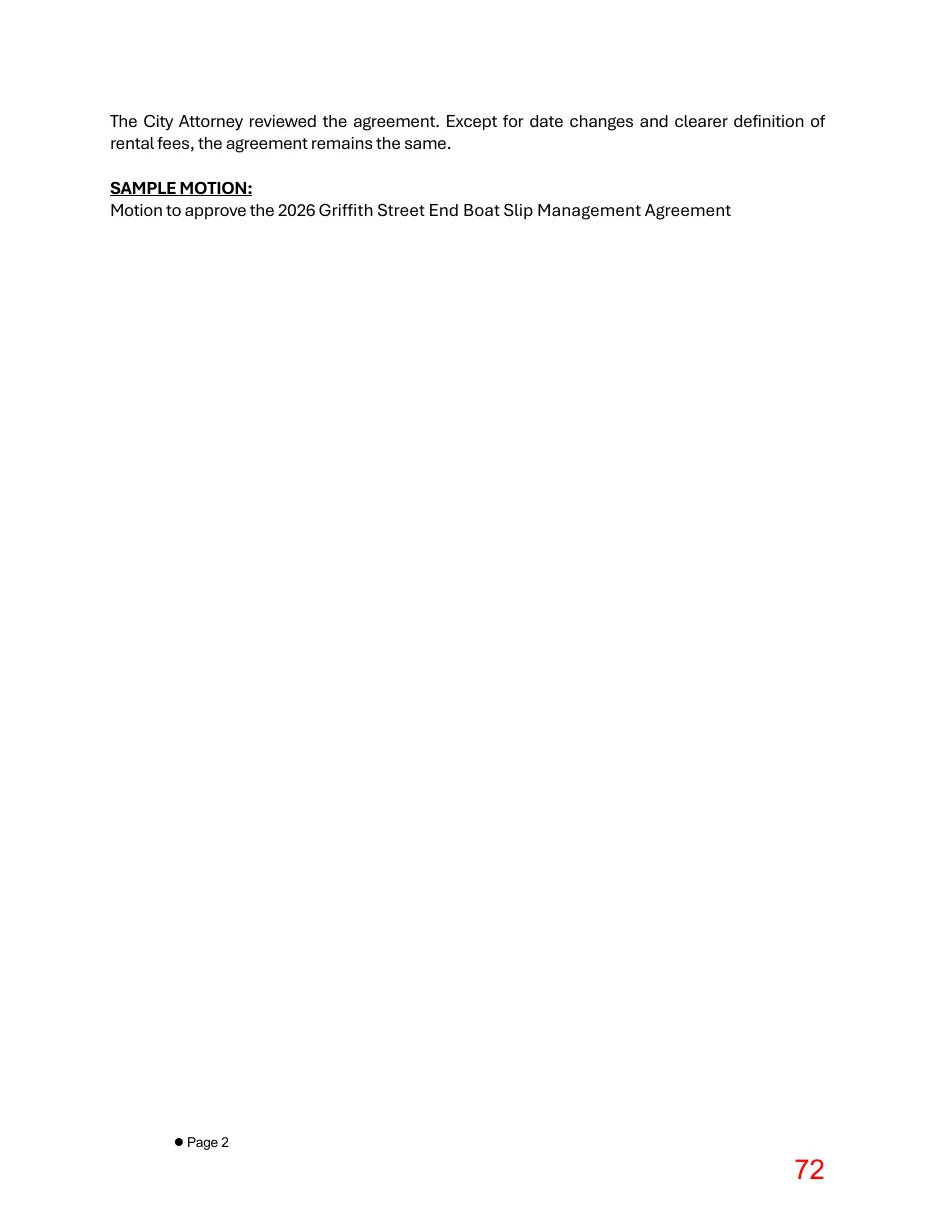Page 72 of the packet; its text follows