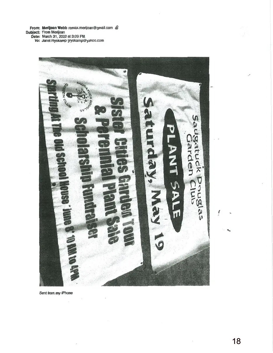 Page 18 of the packet, a scanned page