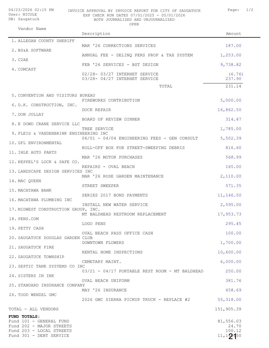 Page 21 of the packet; its text follows