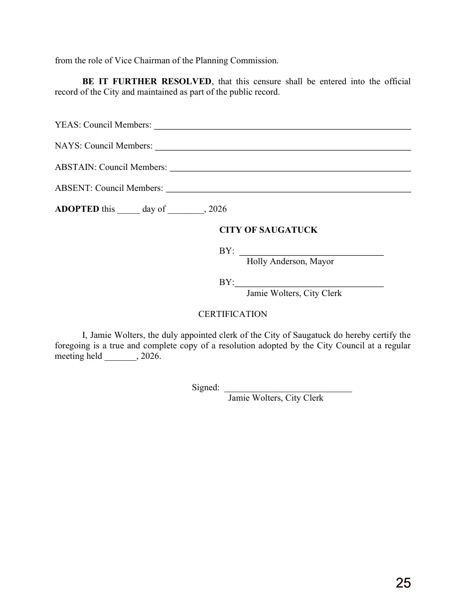 Page 25 of the packet; its text follows