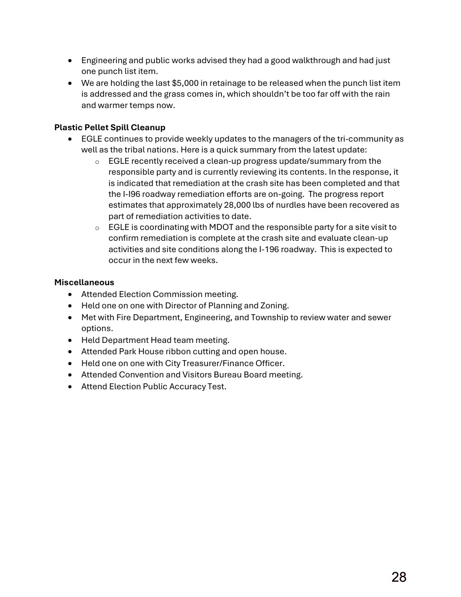 Page 28 of the packet; its text follows