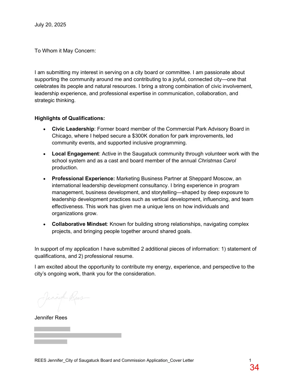 Page 34 of the packet; its text follows