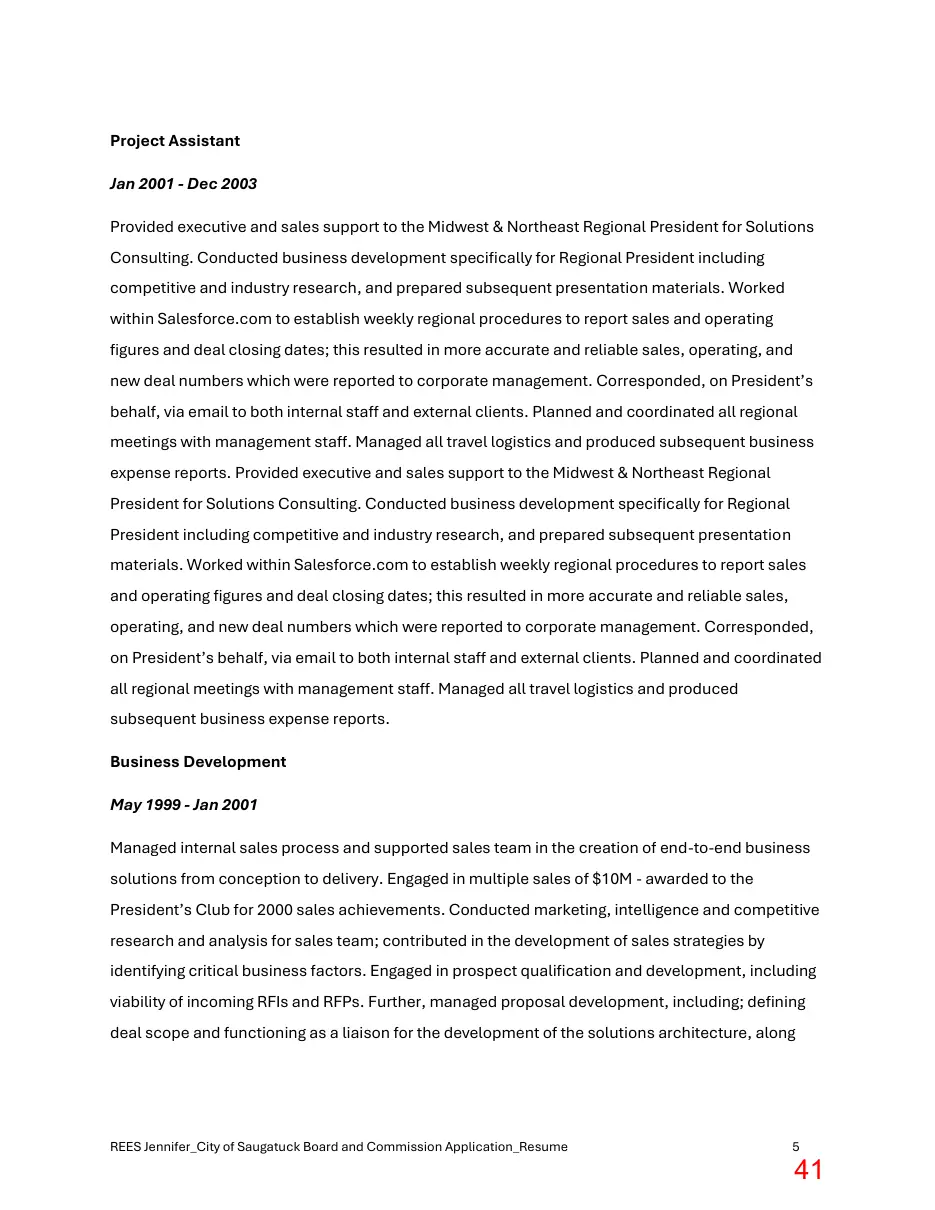 Page 41 of the packet; its text follows