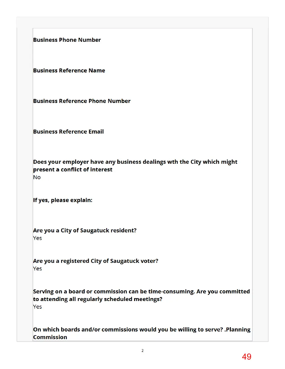 Page 49 of the packet, a scanned page