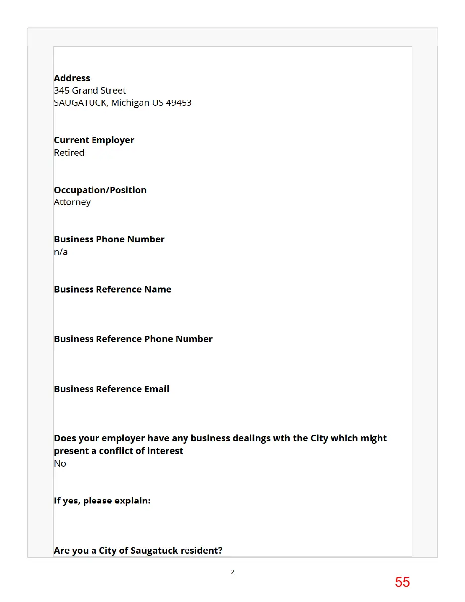 Page 55 of the packet, a scanned page