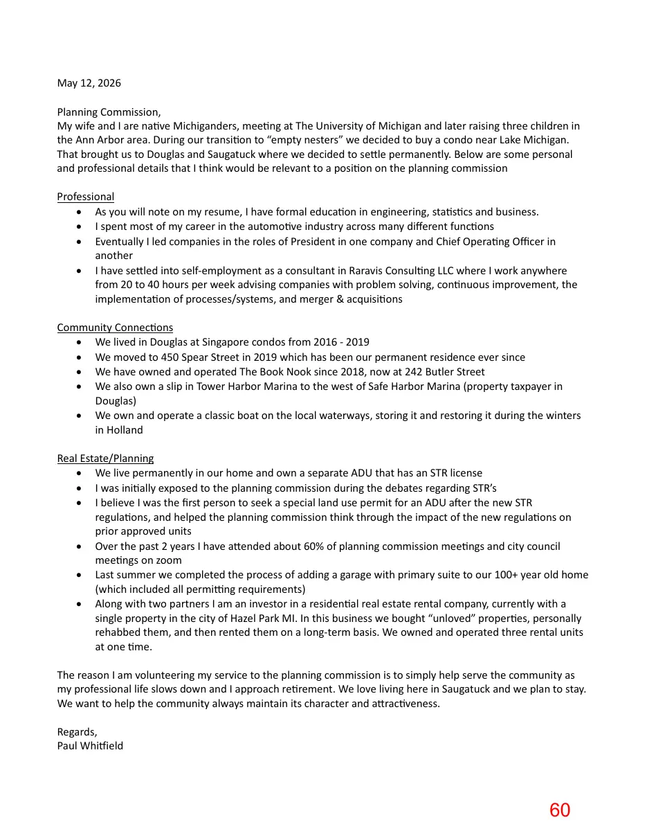 Page 60 of the packet; its text follows