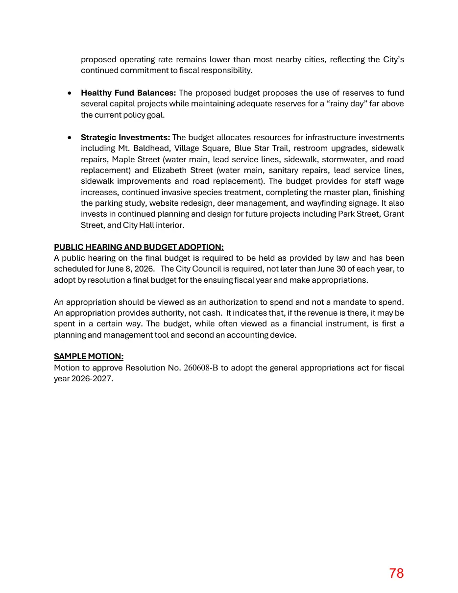 Page 78 of the packet; its text follows