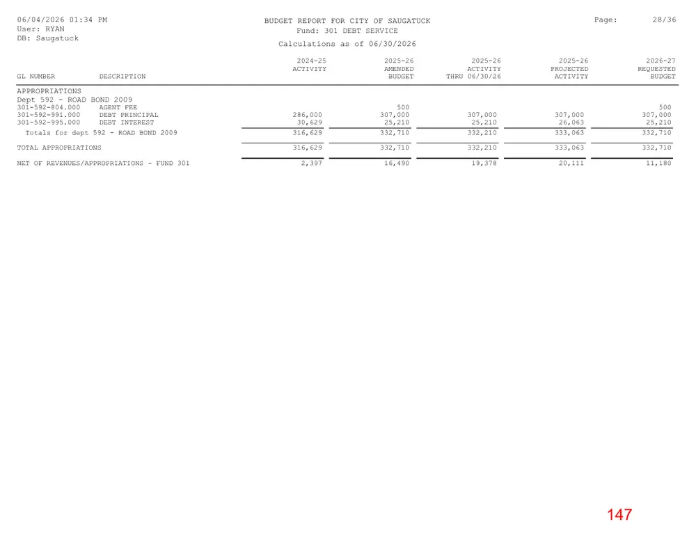 Page 147 of the packet; its text follows