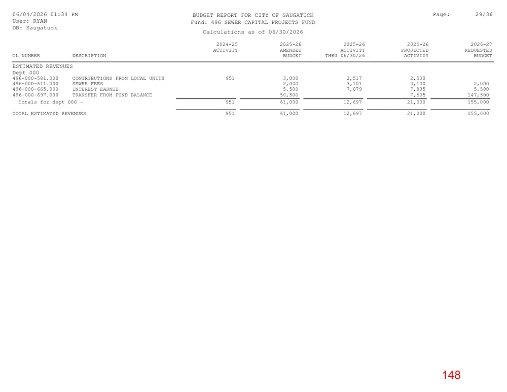 Page 148 of the packet; its text follows