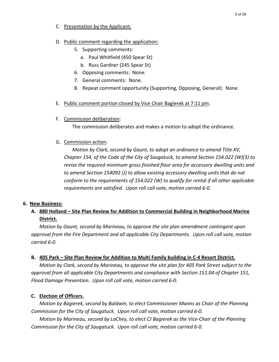 Page 5 of the packet; its text follows