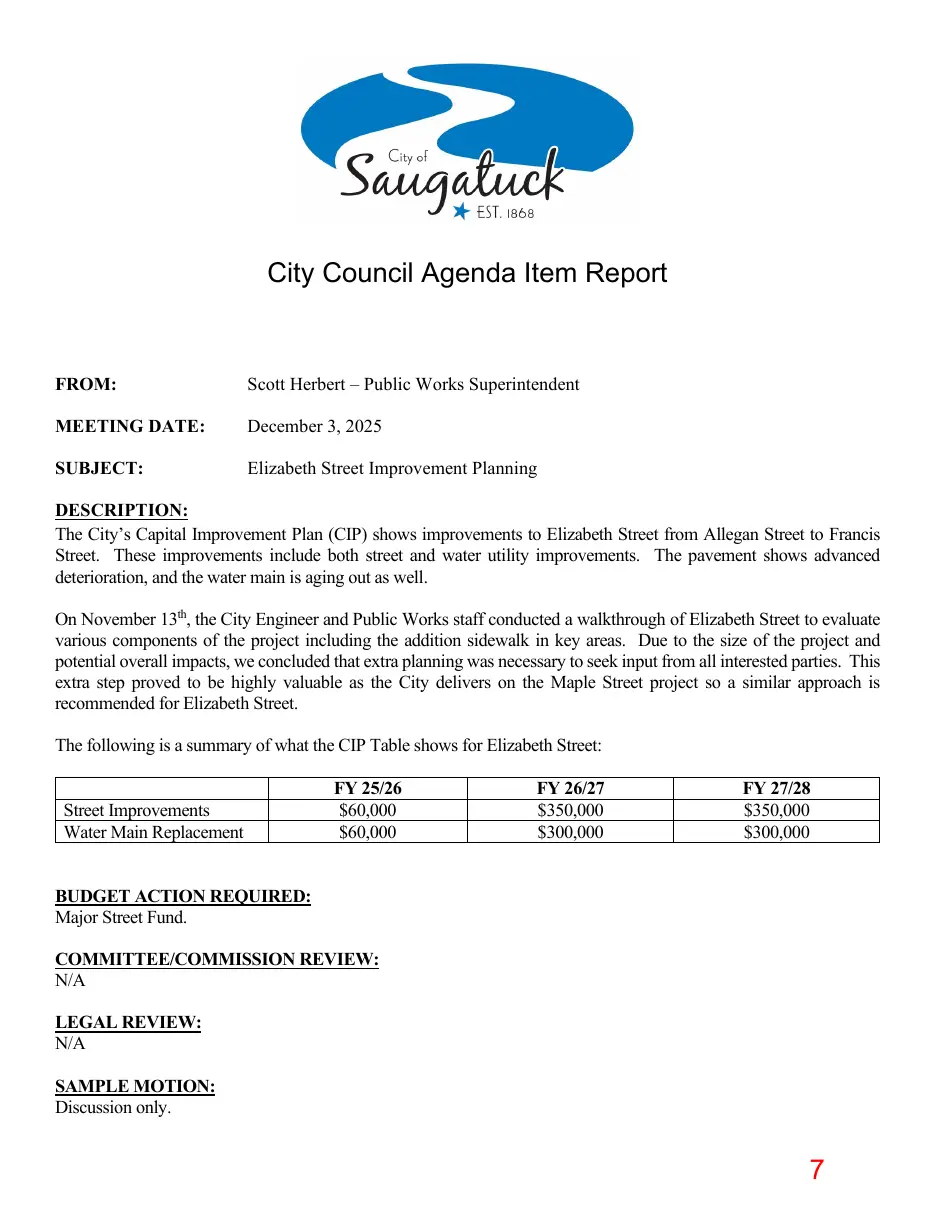 Page 7 of the packet; its text follows