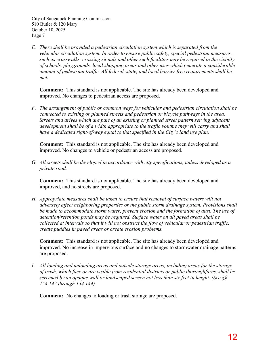 Page 12 of the packet; its text follows