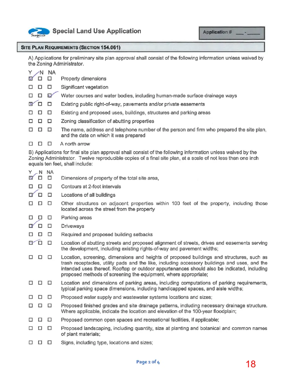 Page 18 of the packet, a scanned page