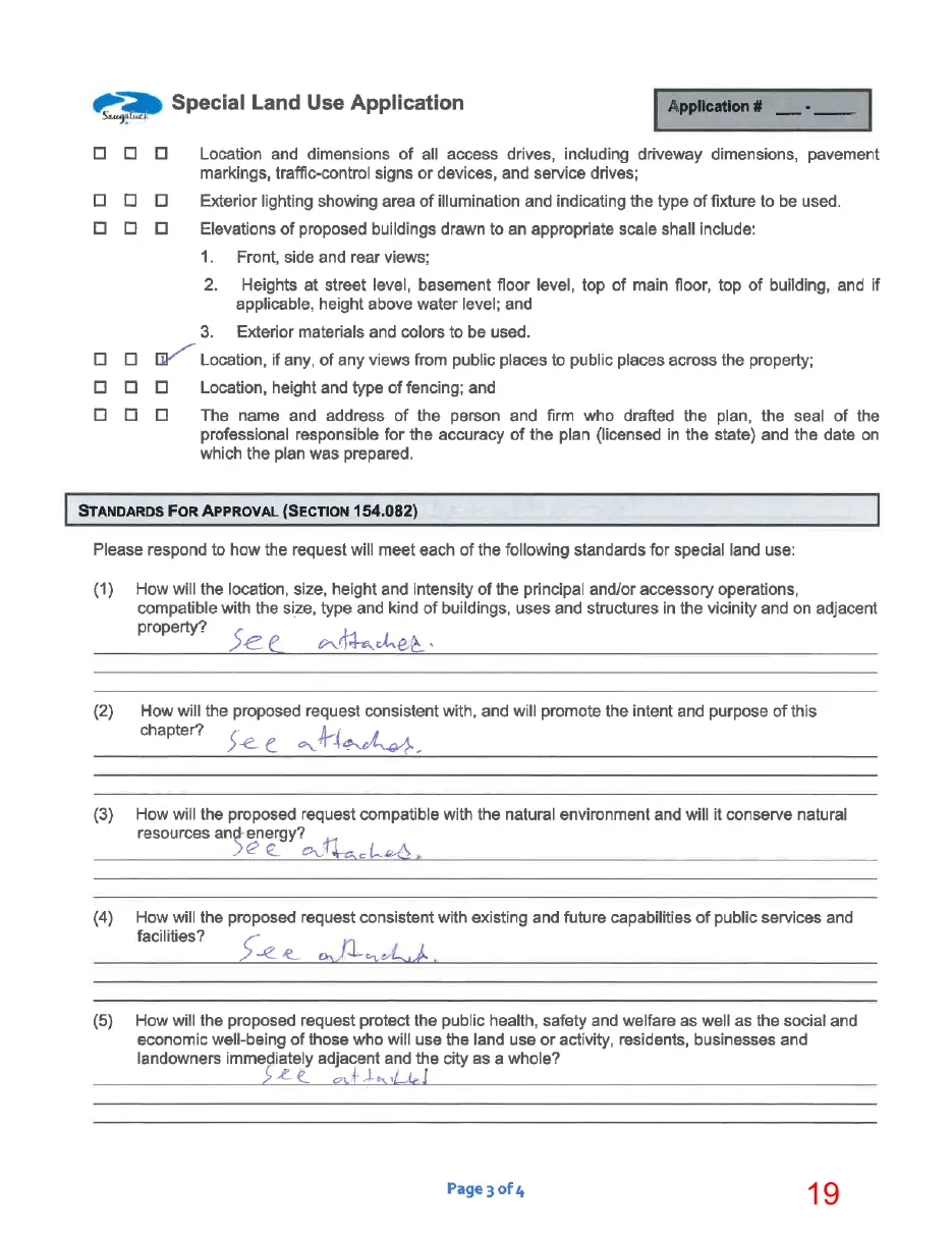 Page 19 of the packet, a scanned page