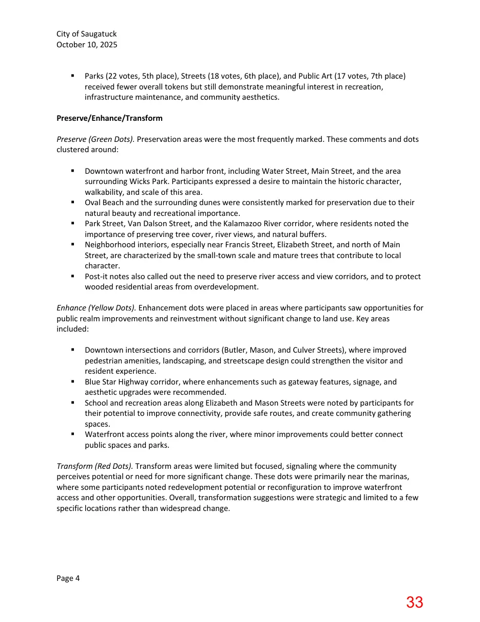 Page 33 of the packet; its text follows