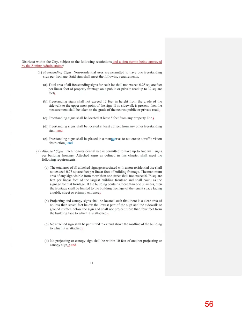 Page 56 of the packet; its text follows